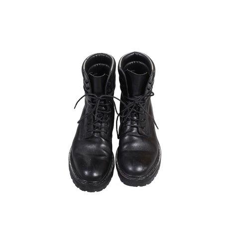 Saint Laurent Hedi Era Black Combat Boots