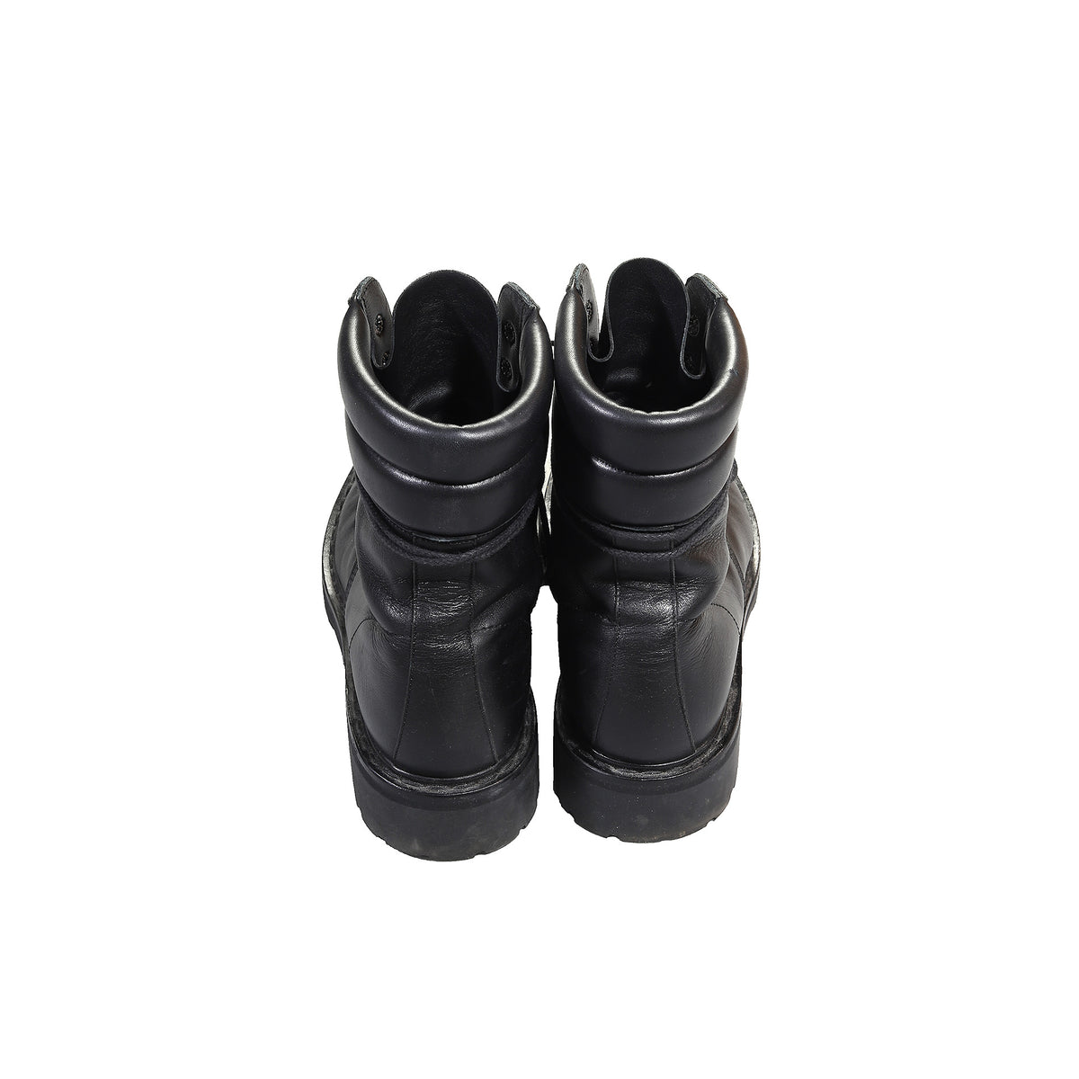 Saint Laurent Hedi Era Black Combat Boots