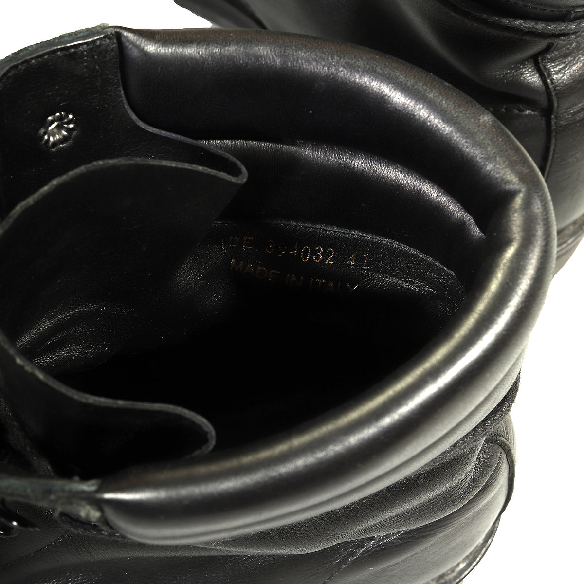Saint Laurent Hedi Era Black Combat Boots