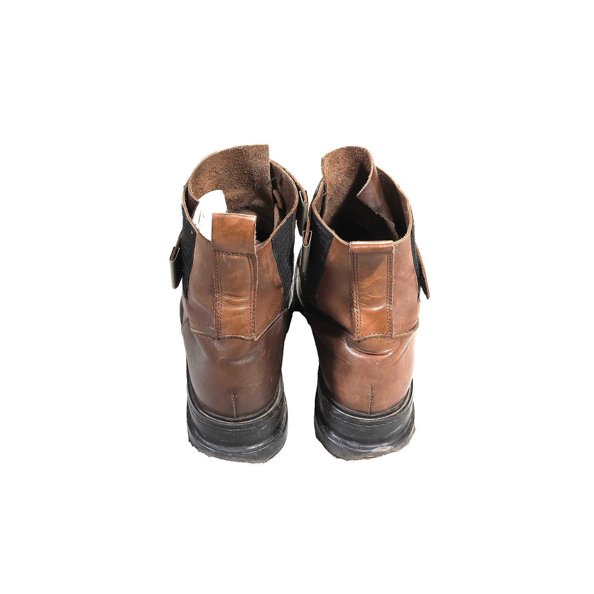 Dirk Bikkembergs 1996 Velcro Leather Boots