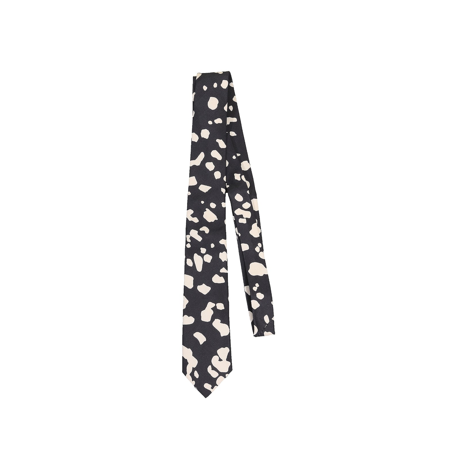 Saint Laurent FW15 Paint Splatter Tie