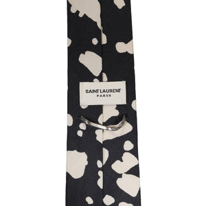 Saint Laurent FW15 Paint Splatter Tie