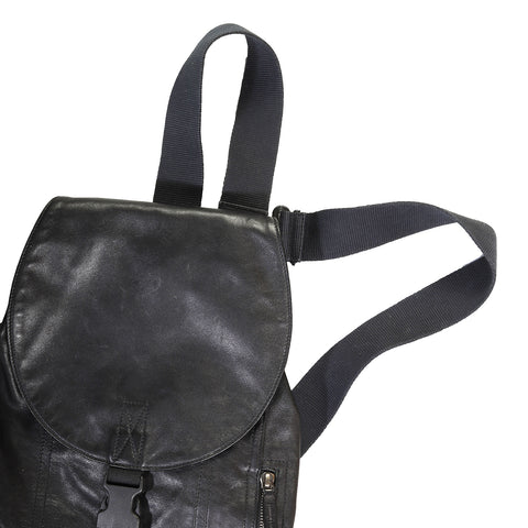 Helmut Lang 2000s Military Leather Utility Vest Bag
