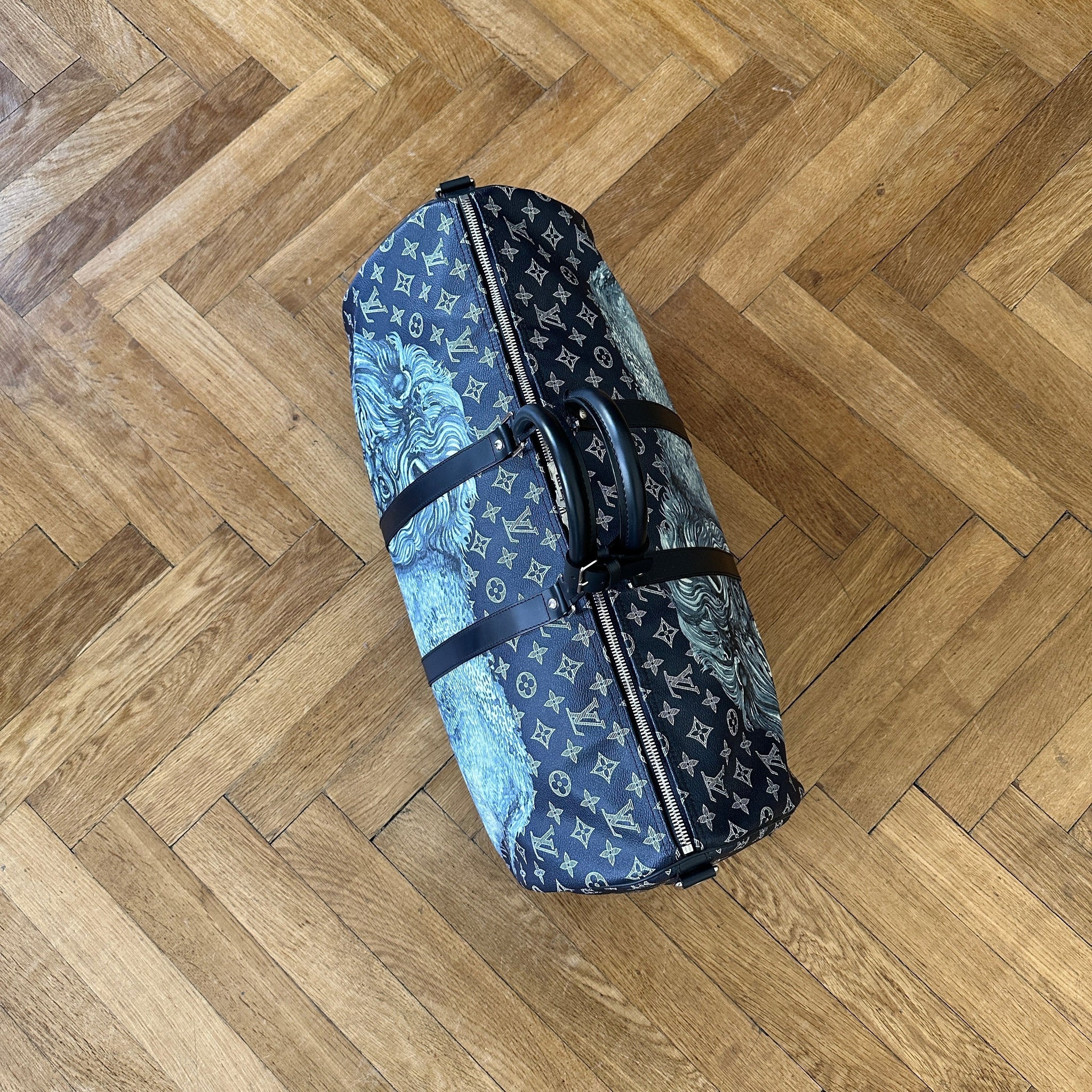 Louis Vuitton Keepall Bandouliere 45 Chapman Brother Elephant
