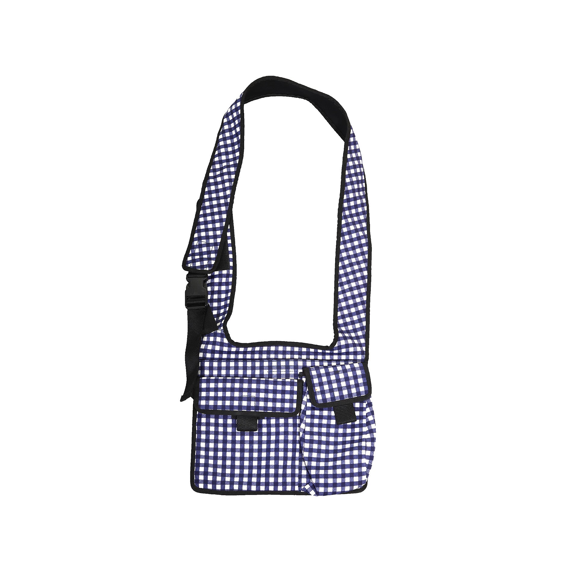 Miu Miu 90s Checkered Cargo Side Bag