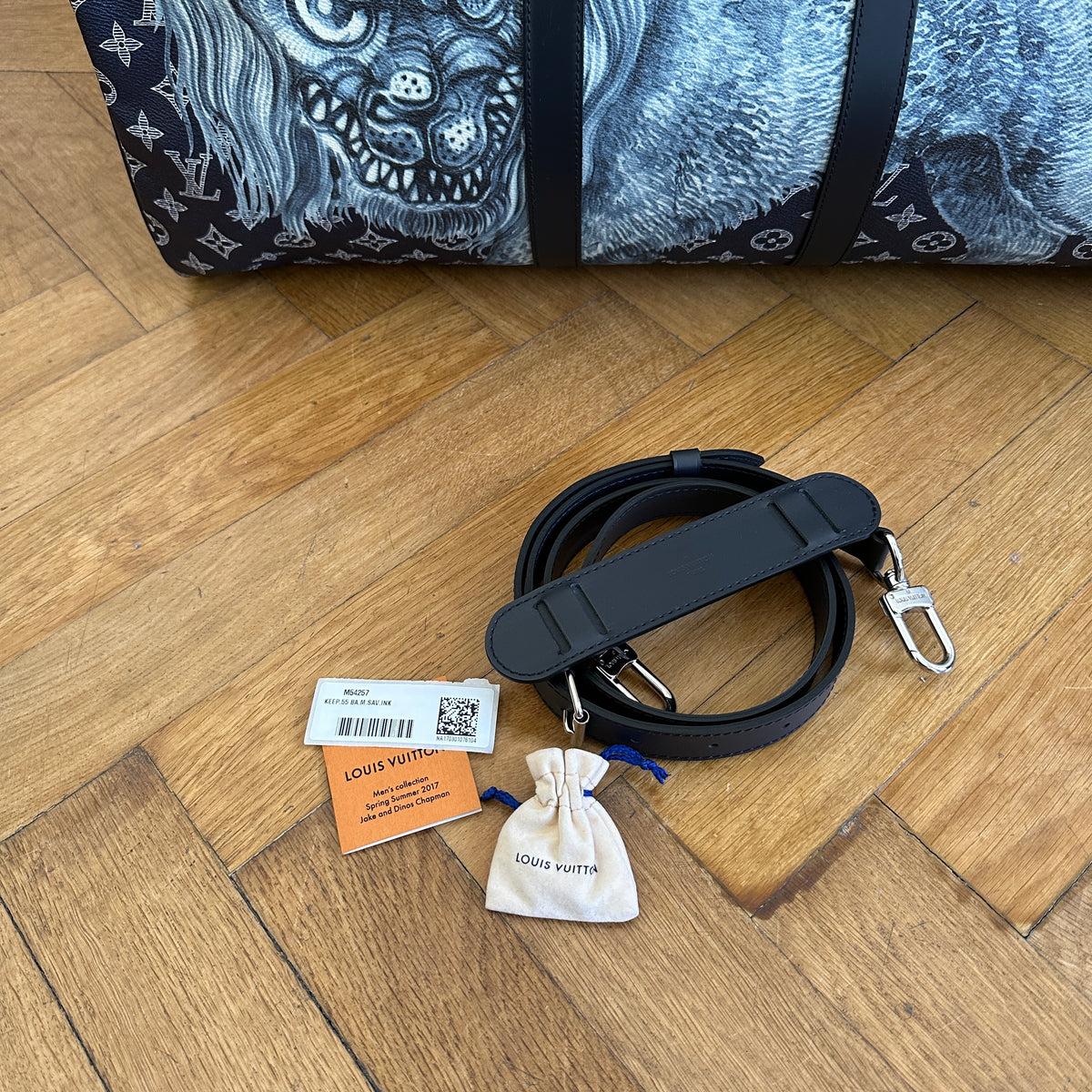 Louis Vuitton SS17 Chapman Collection Lion Keepall 55