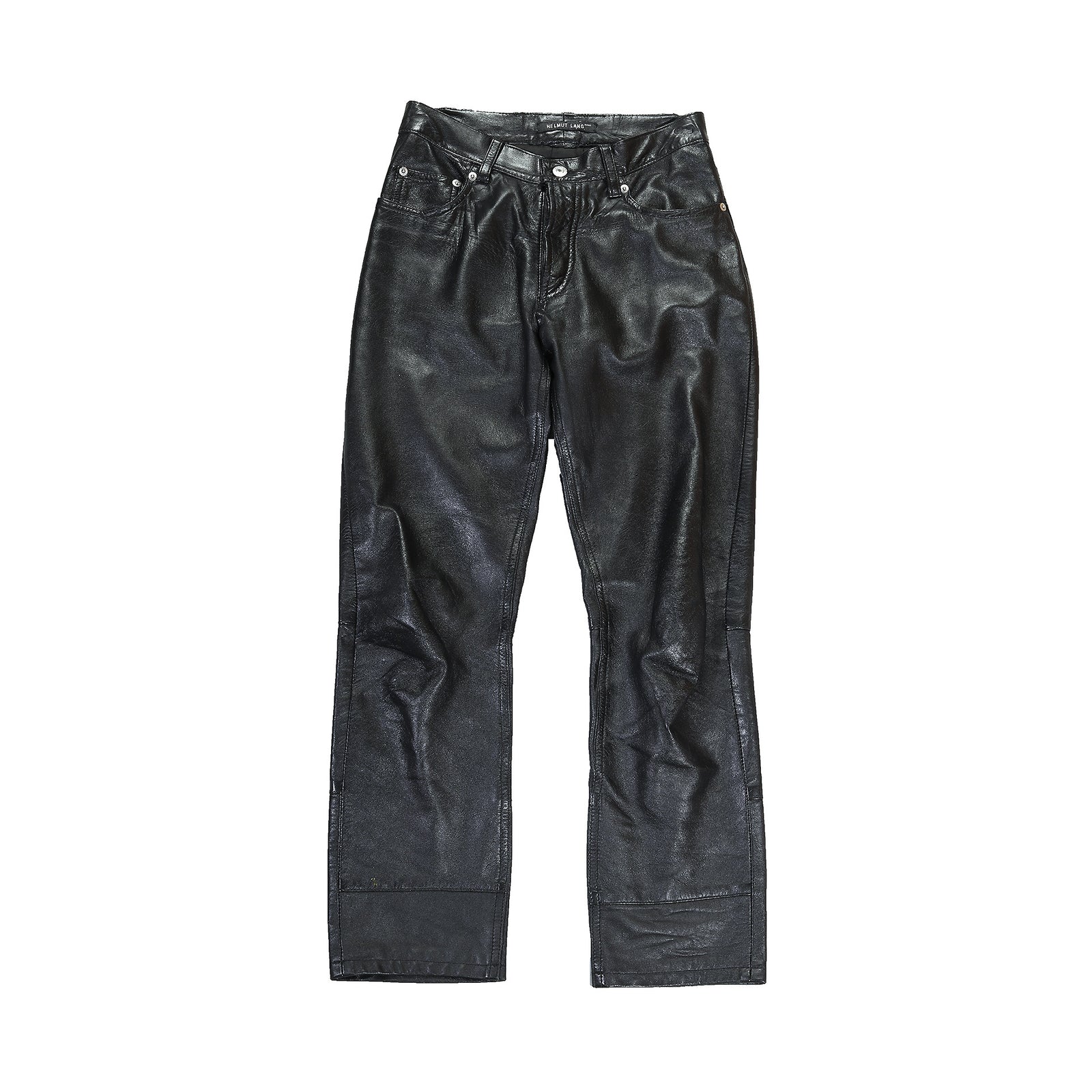 Helmut Lang 90s Black Leather Pants