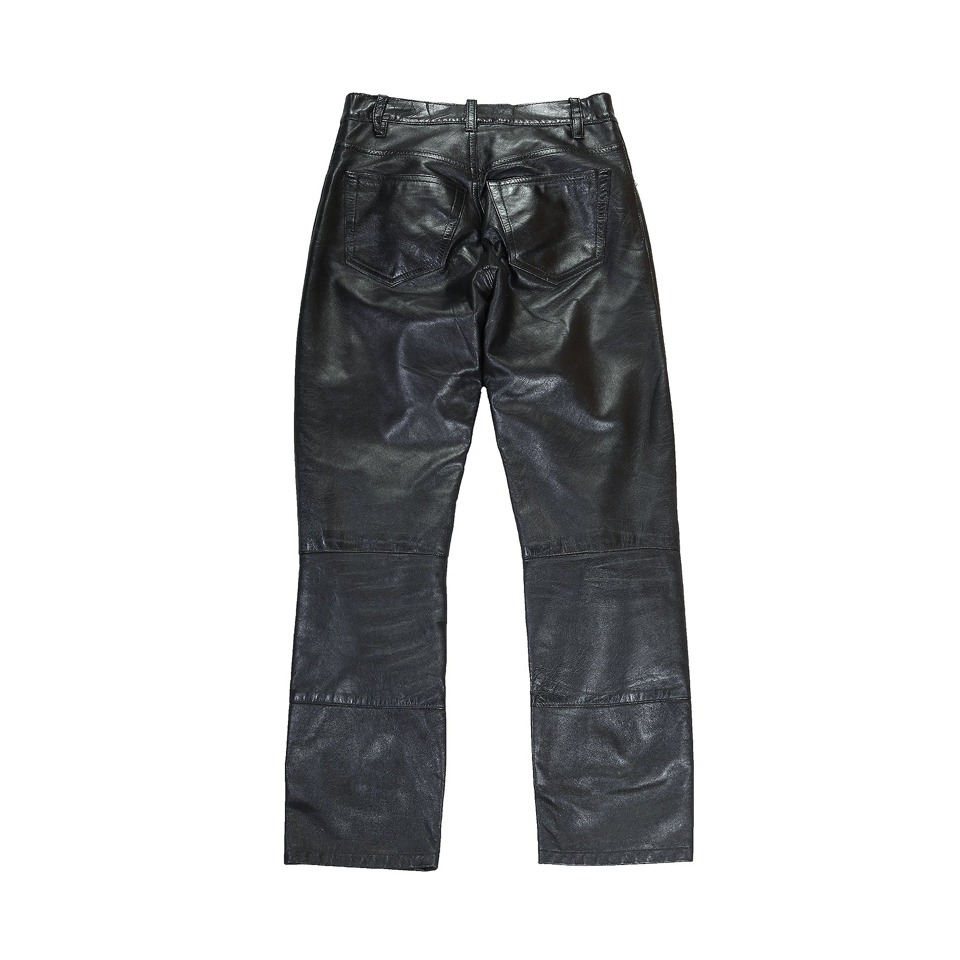 Helmut Lang 90s Black Leather Pants