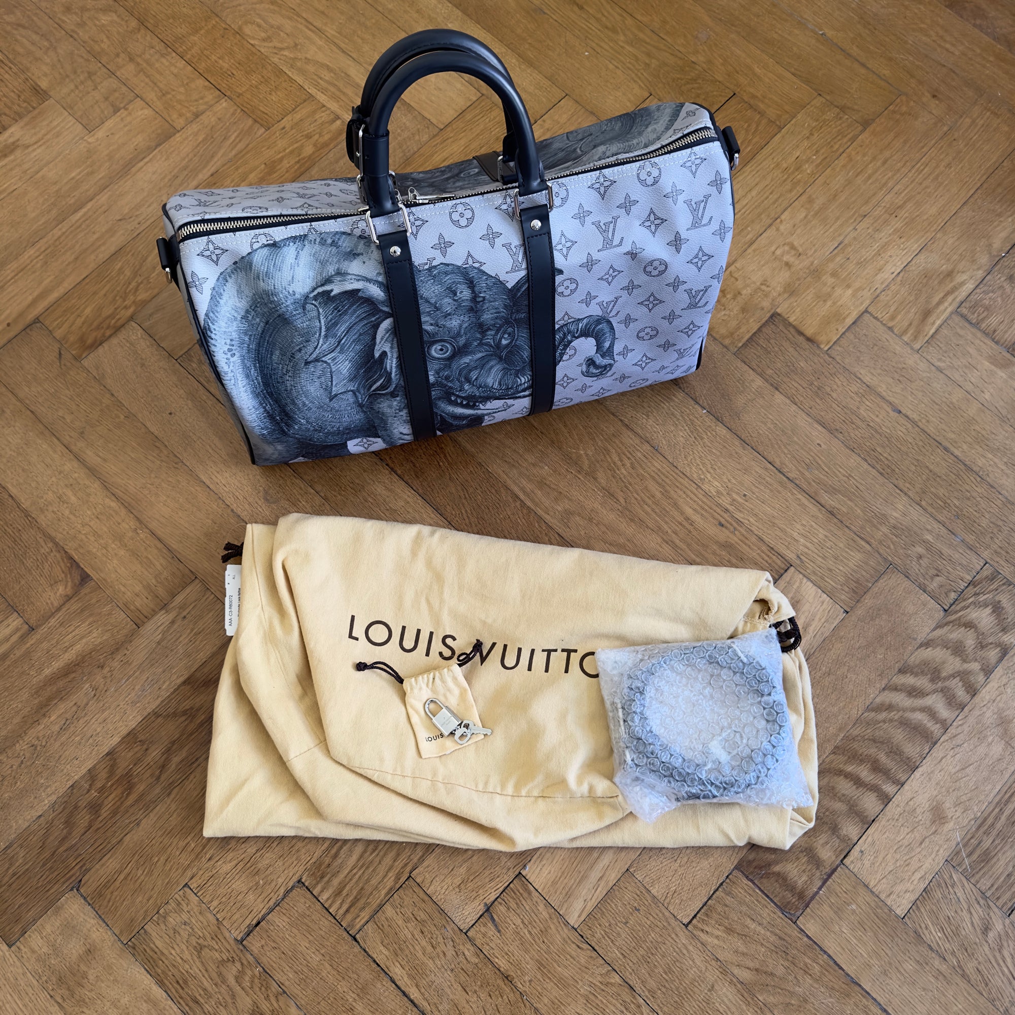 The Louis Vuitton Raw Monogram Coat • Sammi
