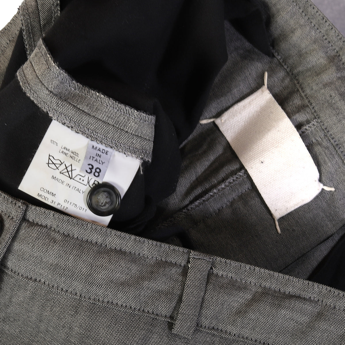 Maison Martin Margiela SS01 Reversed Double Front Pants