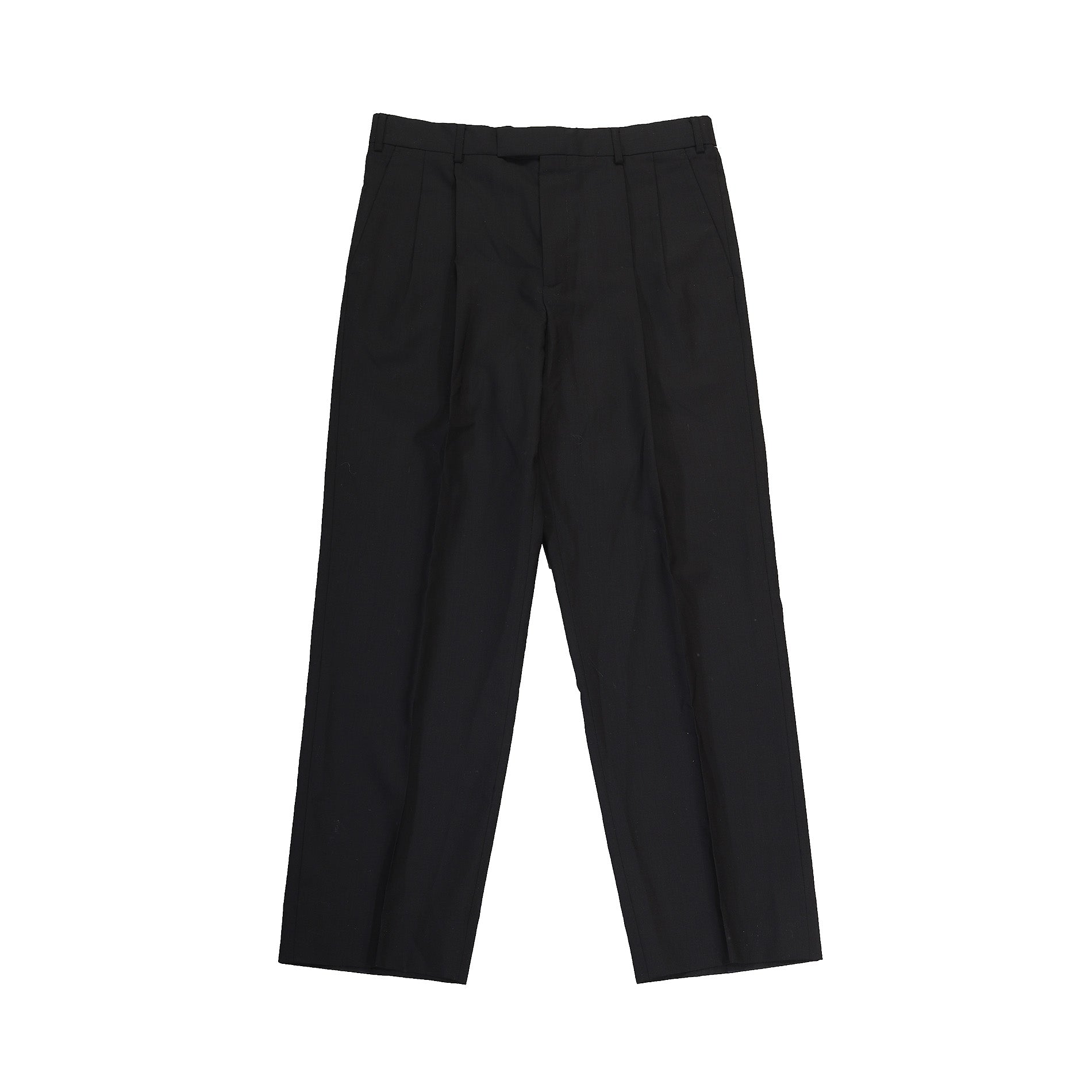 Louis Vuitton 2021 Black Baggy Staff Trousers - Ākaibu Store