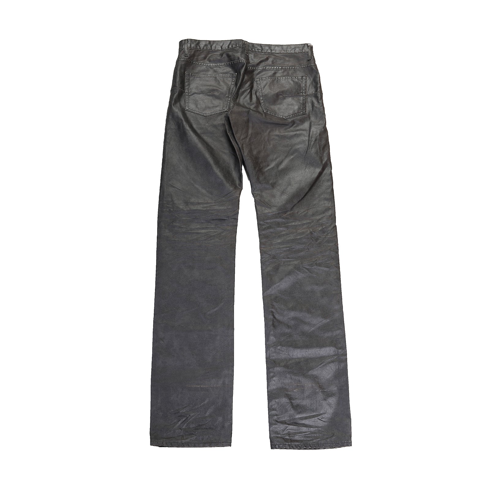 Dior Homme Archival Waxed Black Denim