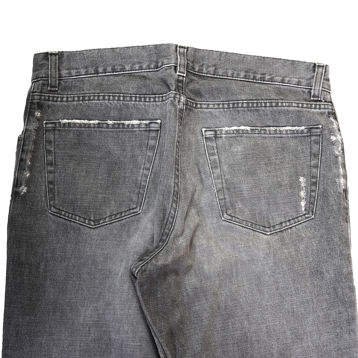 Helmut Lang 2000s Grey Washed Classic Denim
