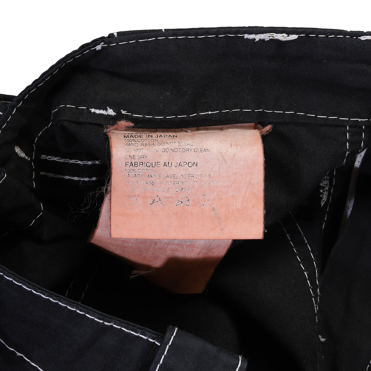 Junya Watanabe Contrast Stitched Cargo Pants