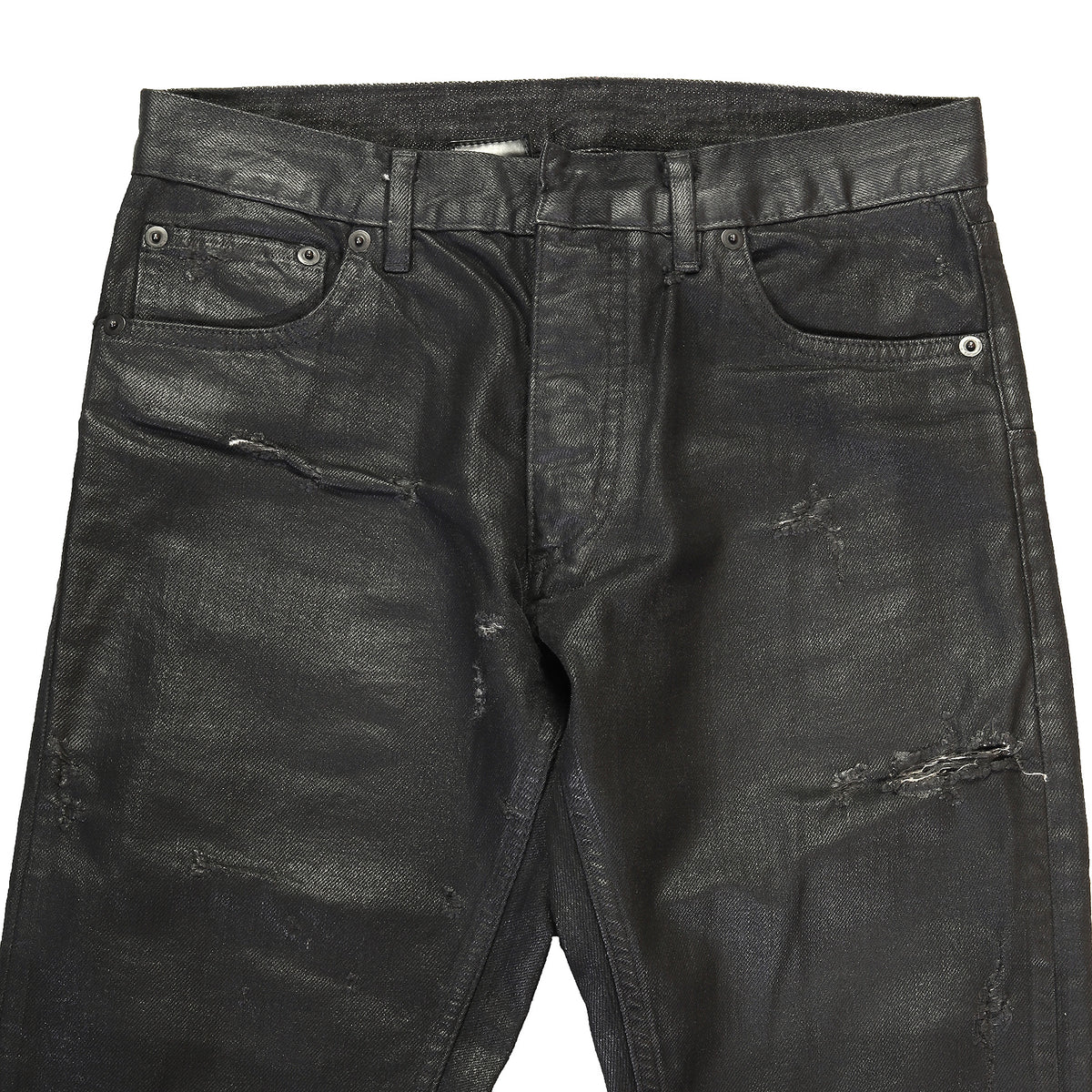 Dior Homme SS04 Strip Waxed Destroyed Denim