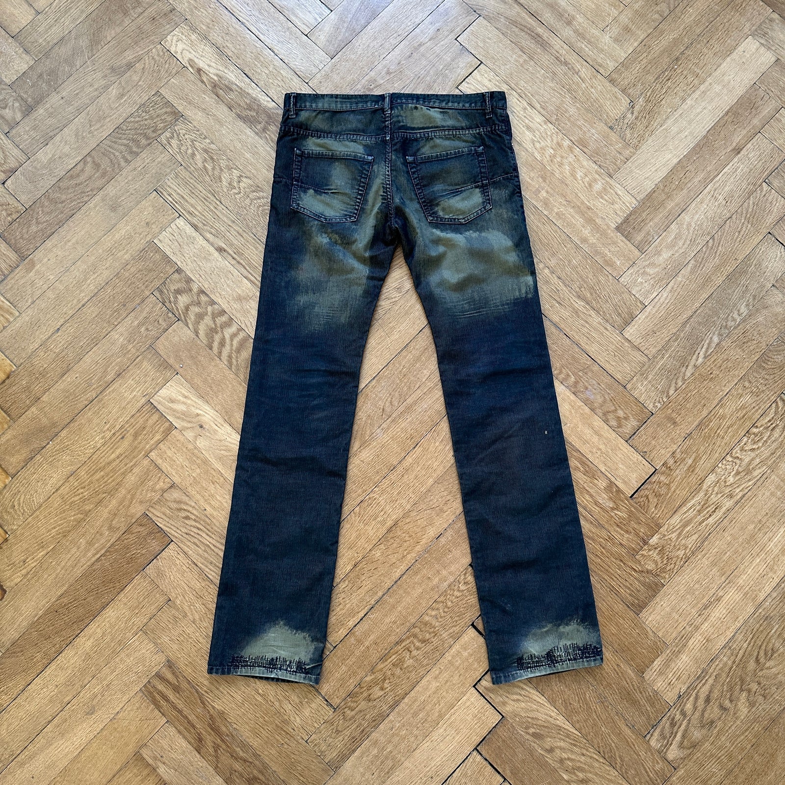 Dior Homme Bleached Corduroy Pants