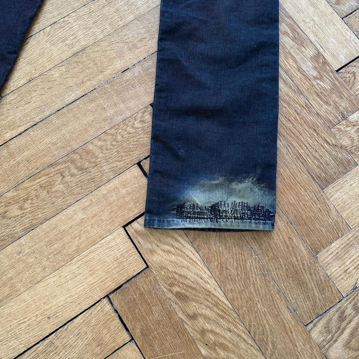 Dior Homme Bleached Corduroy Pants