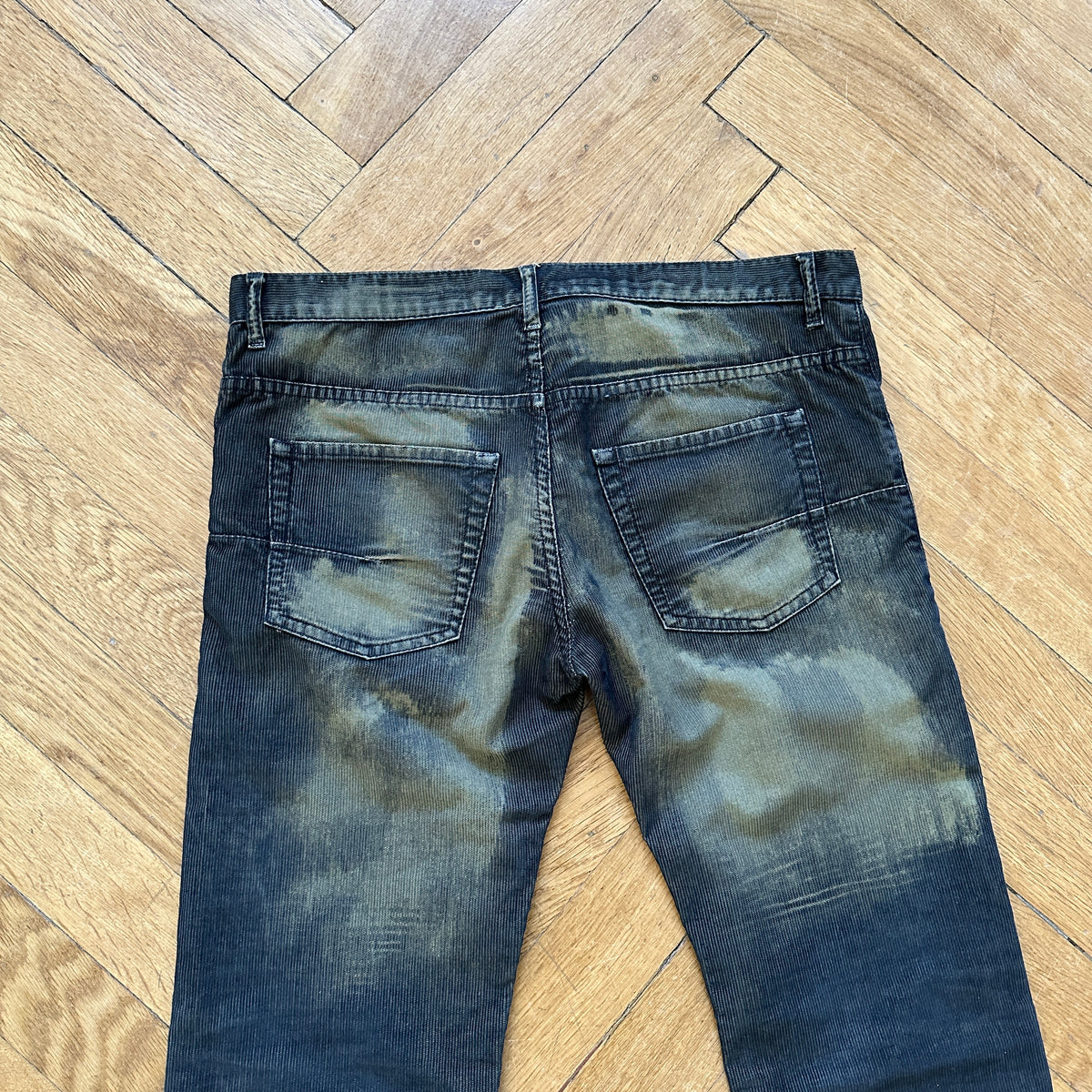 Dior Homme Bleached Corduroy Pants