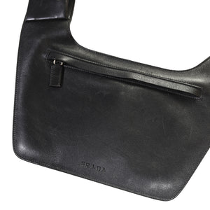 Prada SS99 Black Leather Crossbody Bag
