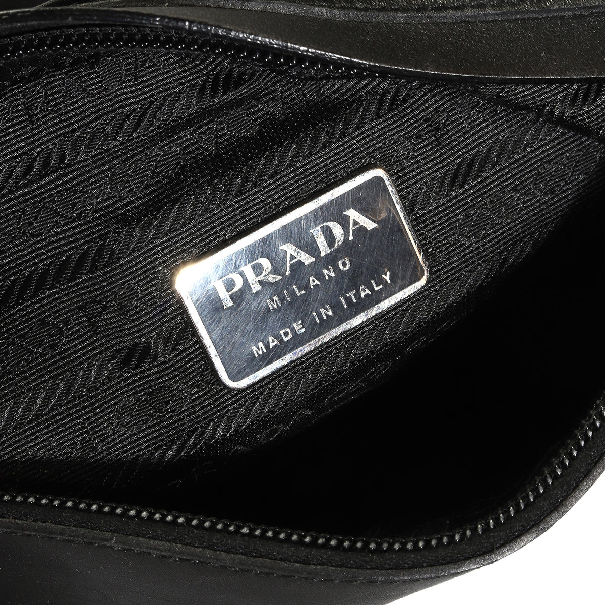 Prada SS99 Black Leather Crossbody Bag