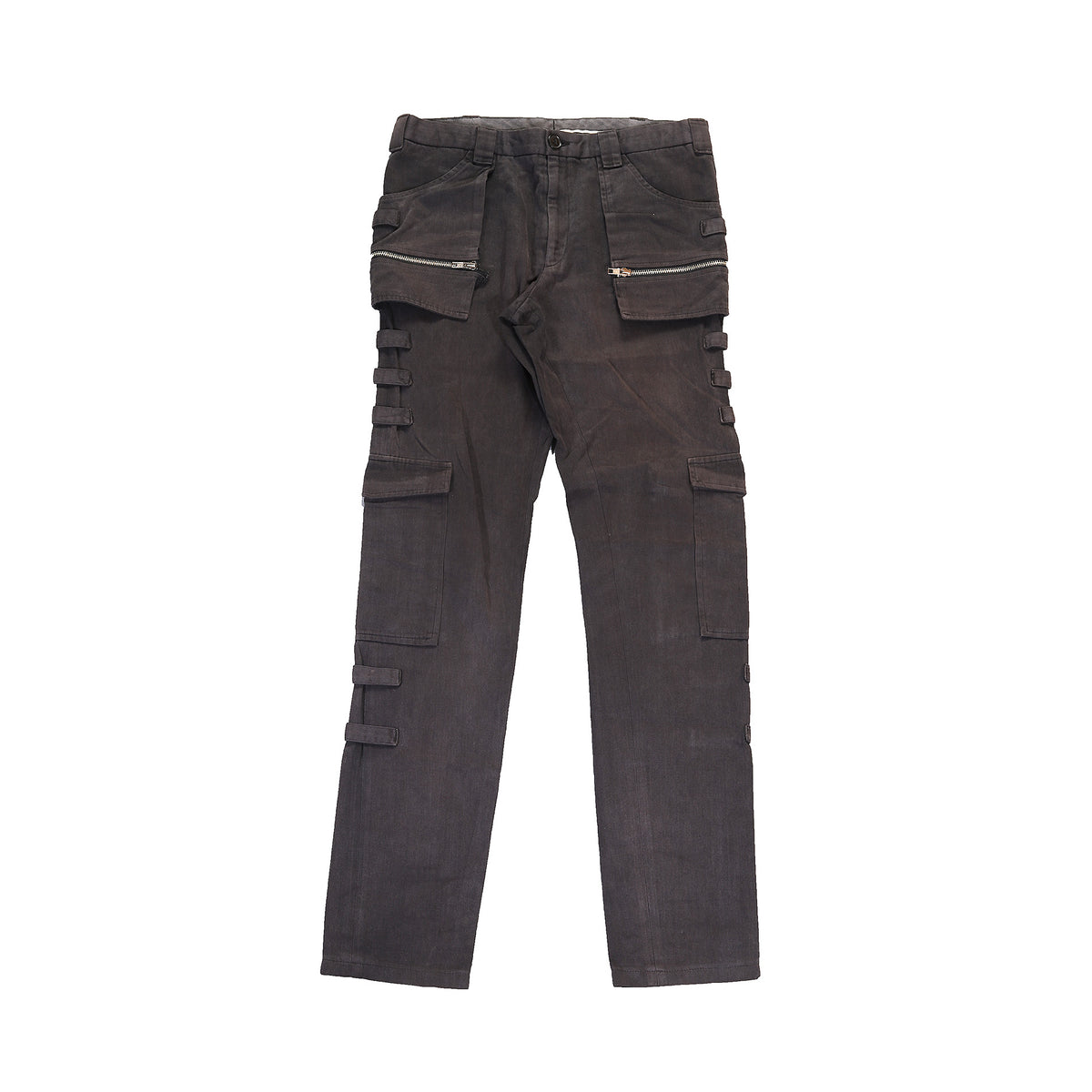Raf Simons SS98 Black Palms Utility Cargo Pants