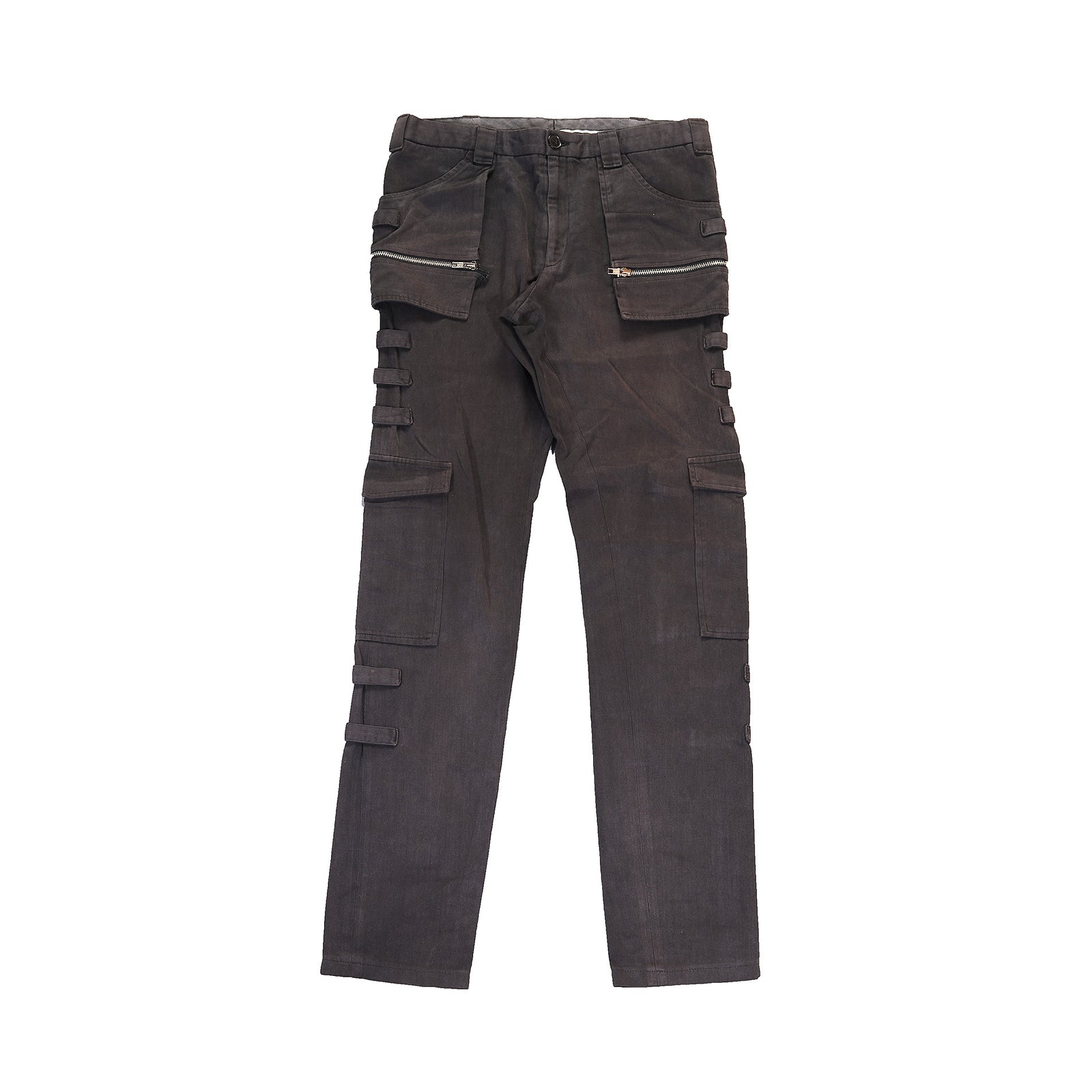 Raf Simons SS98 Black Palms Utility Cargo Pants