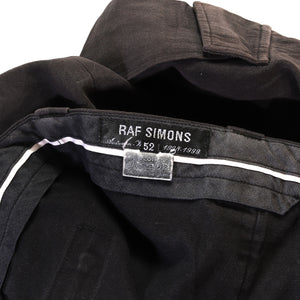 Raf Simons SS98 Black Palms Utility Cargo Pants