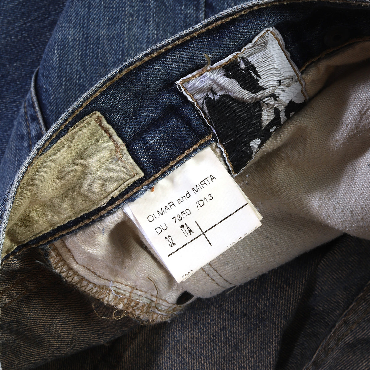 Rick Owens Blue Vintage Denim