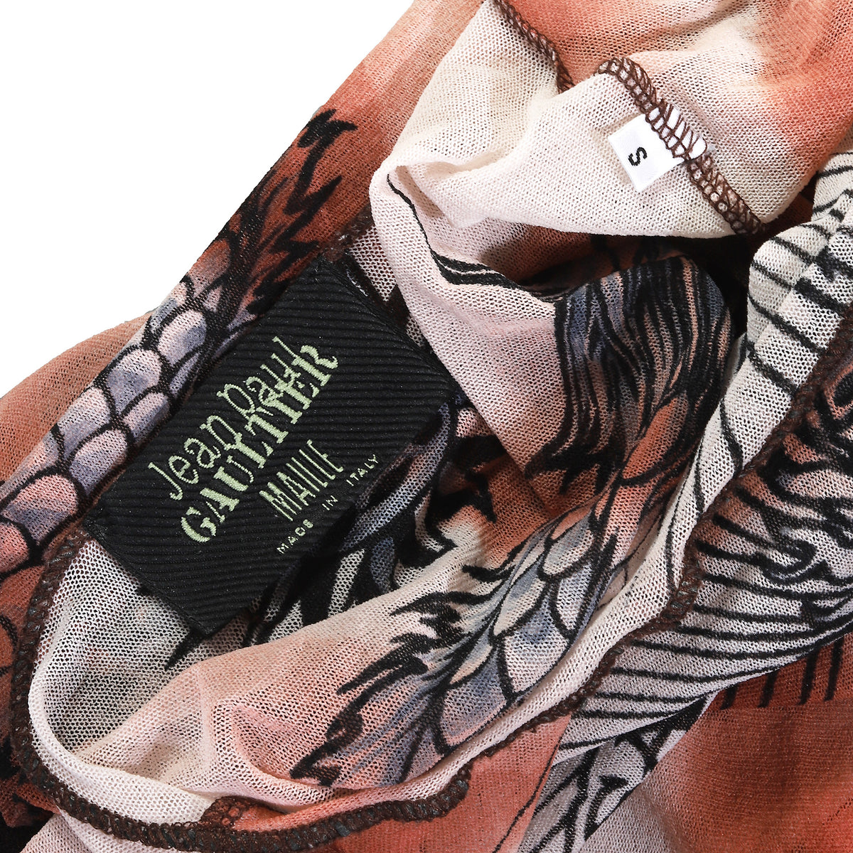 Jean Paul Gaultier SS96 Safe Sex Forever Mesh Top