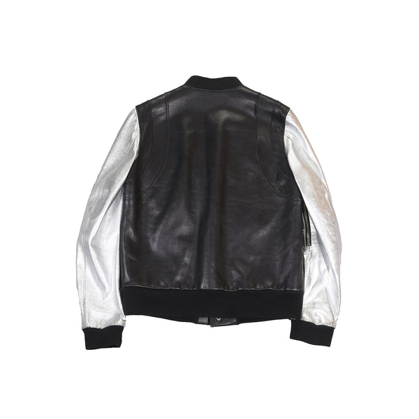 Balmain SS11 Silver Teddy Leather Jacket - Ākaibu Store