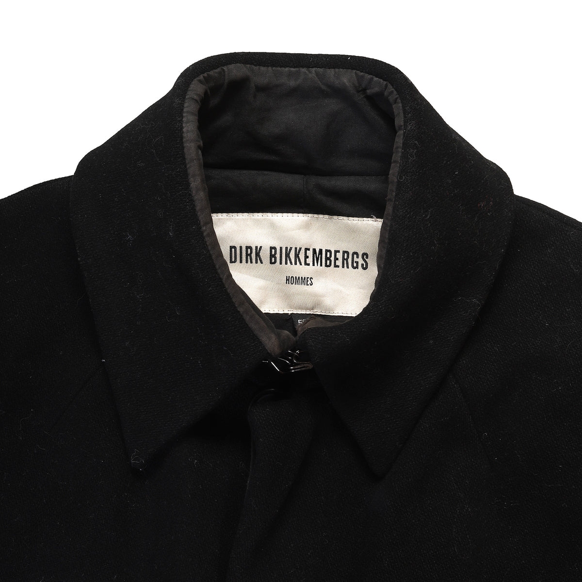 Dirk Bikkembergs 90s Zip Around Wool Coat