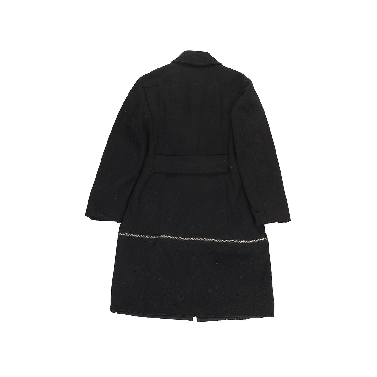 Dirk Bikkembergs 90s Zip Around Wool Coat
