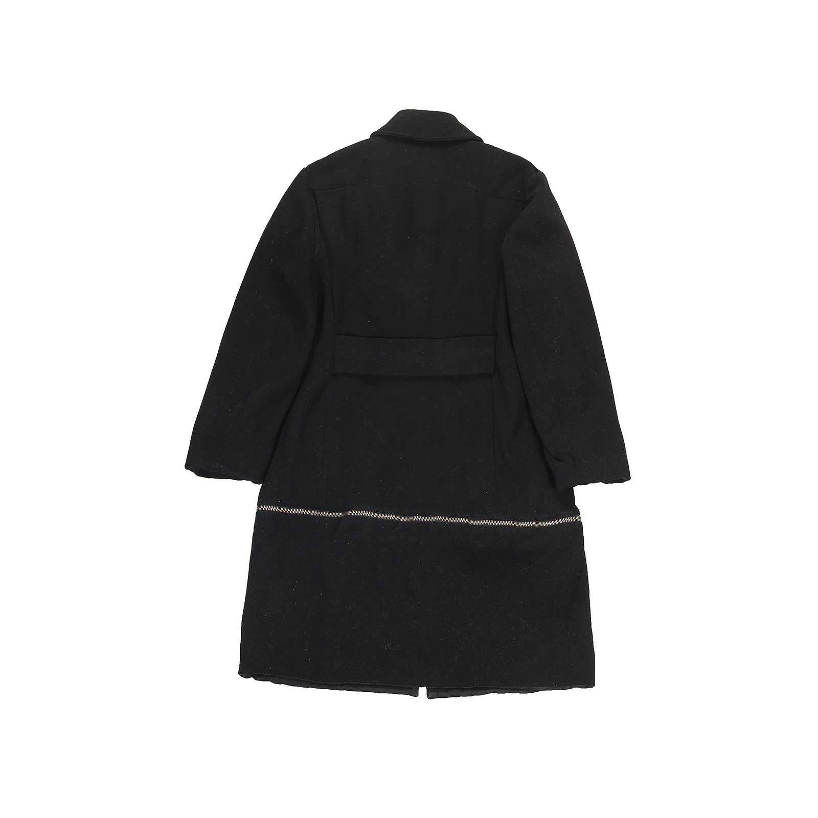 Dirk Bikkembergs 90s Zip Around Wool Coat