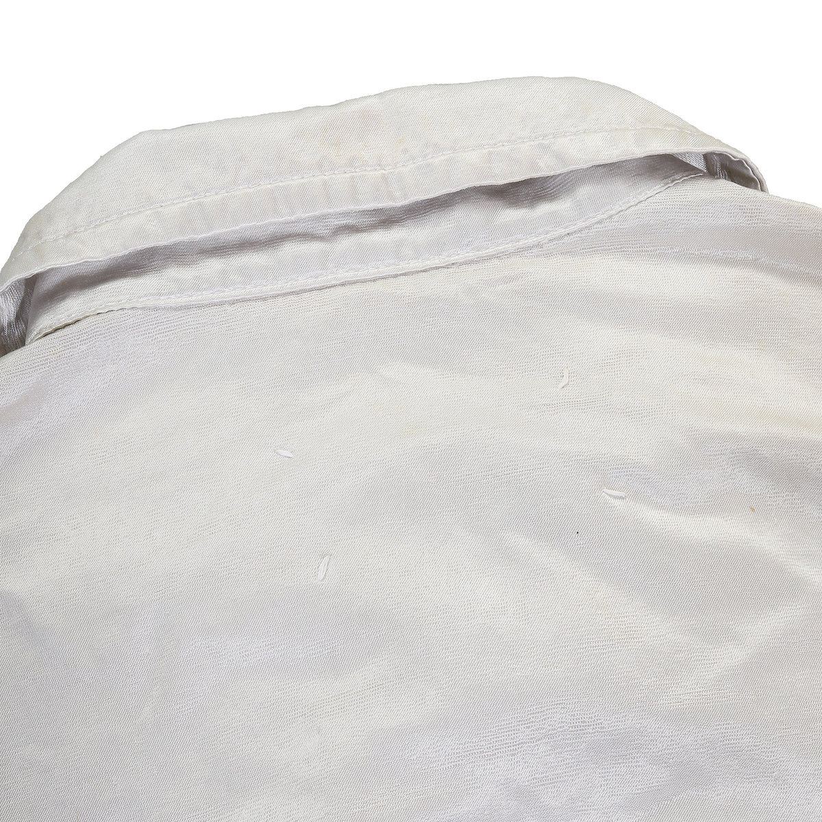 Maison Martin Margiela 90s Silver Viscose Bomber Jacket