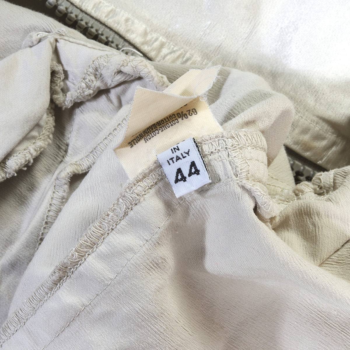 Maison Martin Margiela 90s Silver Viscose Bomber Jacket