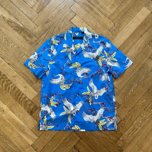 Louis Vuitton SS16 Floral Crane Print Sample Shirt