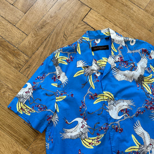 Louis Vuitton SS16 Floral Crane Print Sample Shirt