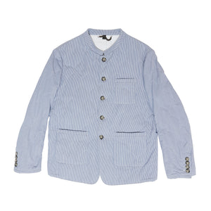 Burberry Prorsum Striped Quilted Jacket