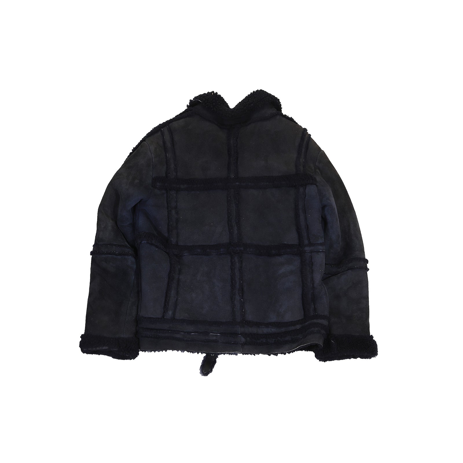 Raf Simons AW03 Closer Black Shearling Coat