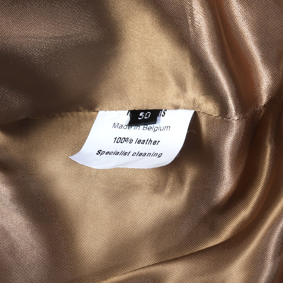 Raf Simons FW03 Closer Beige Leather Biker Jacket