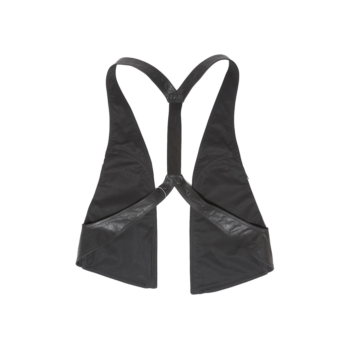 Rick Owens SS22 Fogachine Bauhaus Leather Holster Cargo Vest