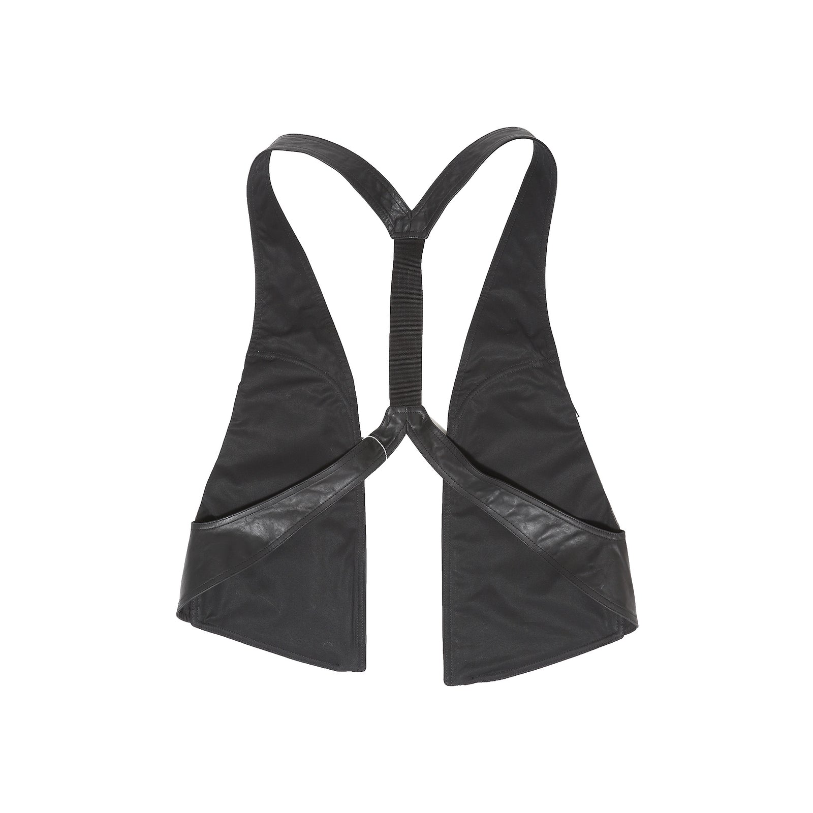 Rick Owens SS22 Fogachine Bauhaus Leather Holster Cargo Vest