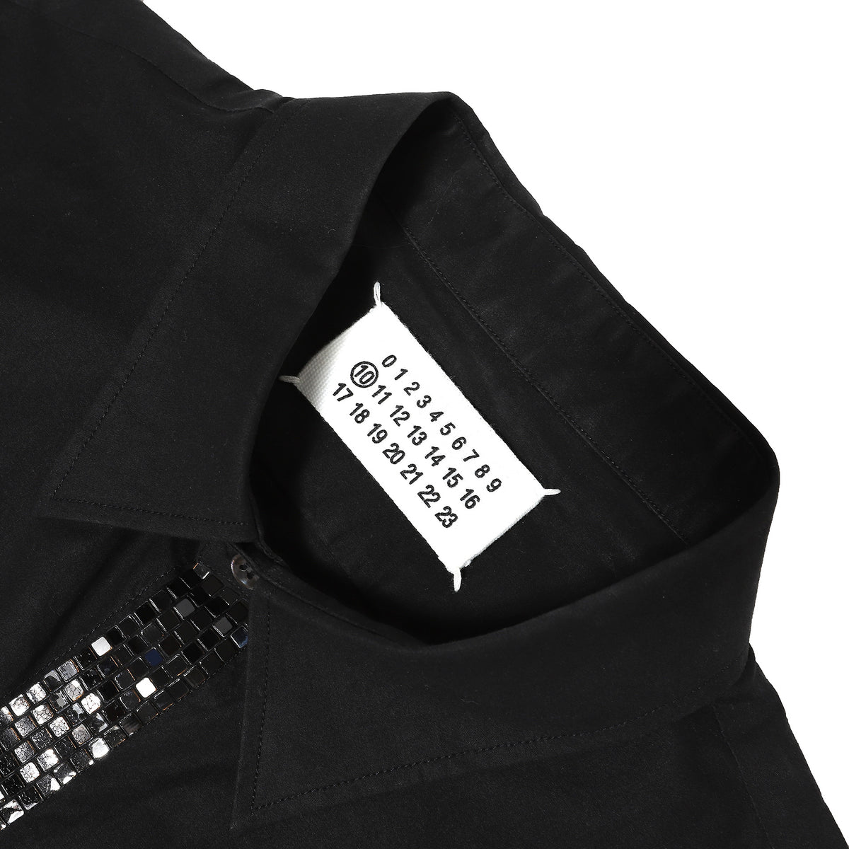 Maison Martin Margiela SS09 Disco Mirror Button Tape Shirt