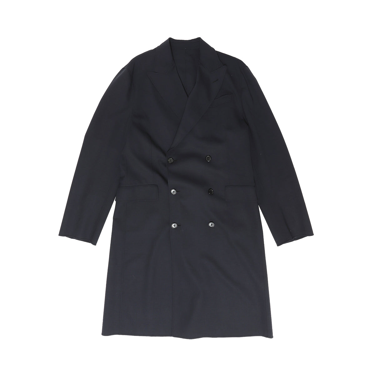 Raf Simons Tailor Made Double Breasted Unlined Coat