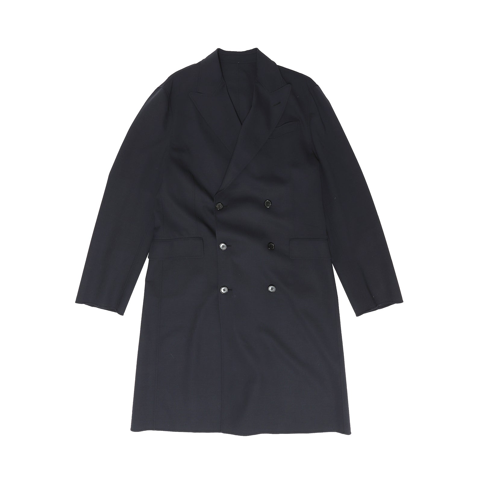 Raf Simons Tailor Made Double Breasted Unlined Coat