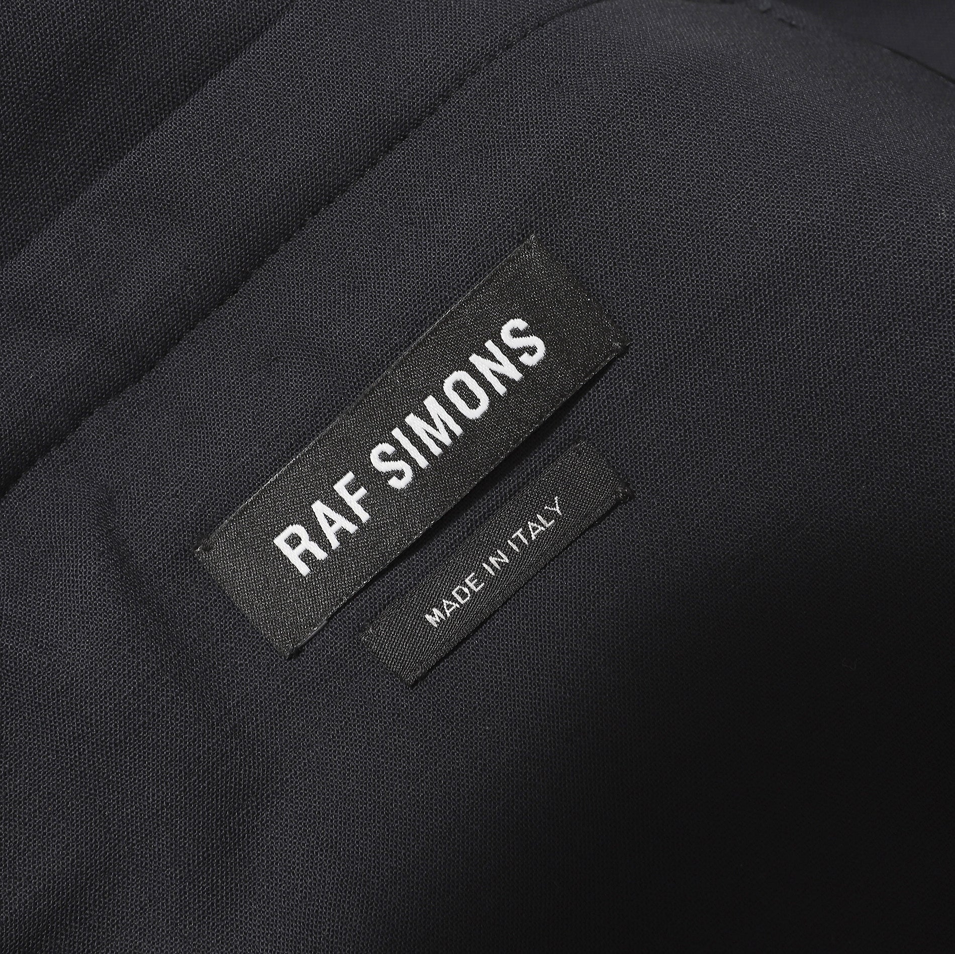 Raf Simons Tailor Made Double Breasted Unlined Coat