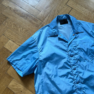 Prada SS18 Nylon Snap Button Shirt - Ākaibu Store