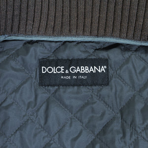 Dolce & Gabbana FW03 Quilted Parachute Strap High Collar Vest