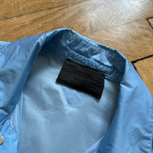 Prada SS18 Nylon Snap Button Shirt