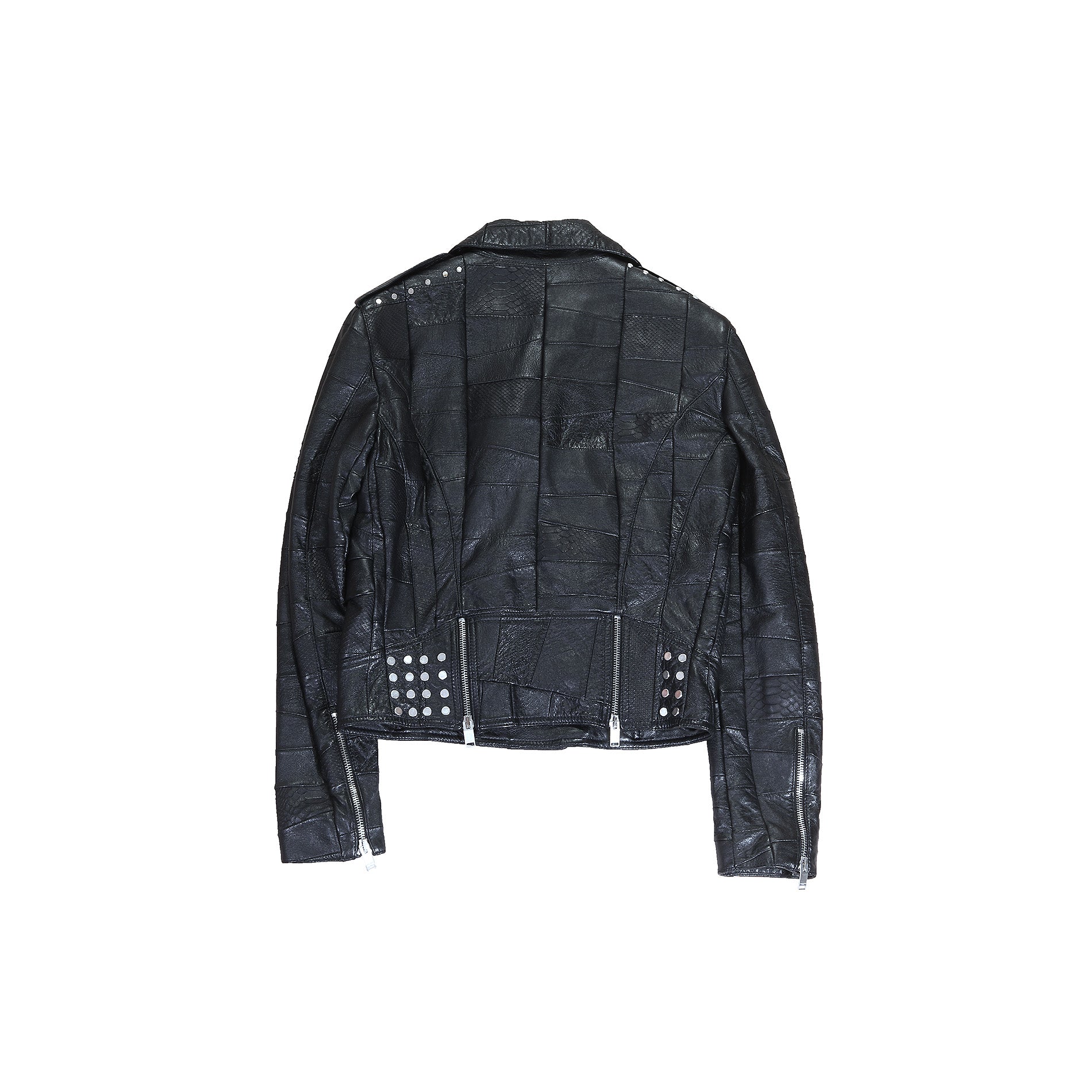 Saint Laurent SS16 Multi Patch Leather Jacket